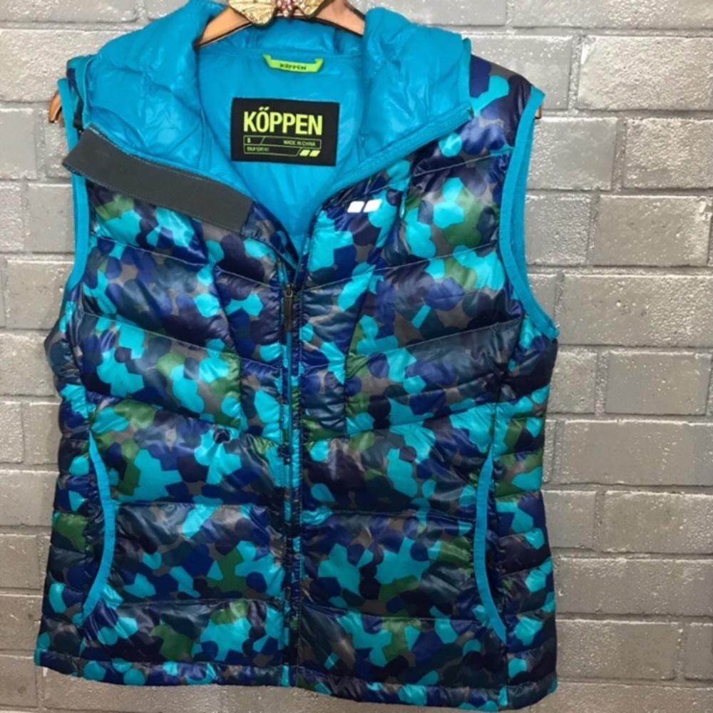 ❤️Koppen - Bright Puffer Vest with Hood - S